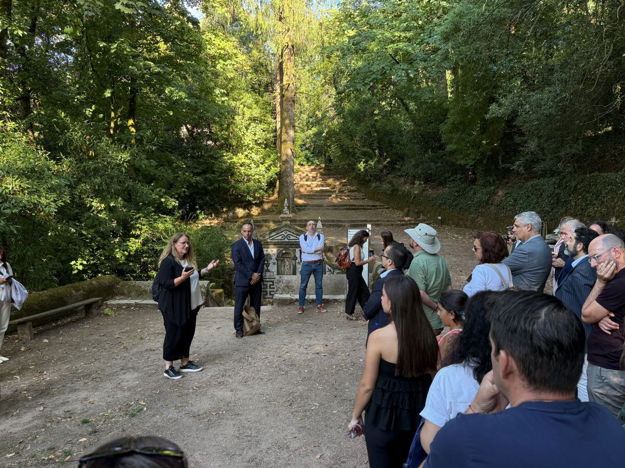 Healing Forest certification ceremony at Mata do Bussaco.